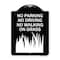 Signmission No Parking Driving or Walking on Grass Heavy-Gauge Aluminum Sign, 24" x 18", BW-1824-23626 A-DES-BW-1824-23626 - alternate 1